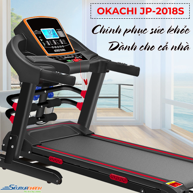 Máy chạy bộ đa năng Okachi JP-2018S